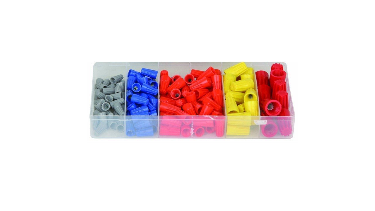 158-Piece Wire Connector Assortment Kit - Electrical Wire Nuts, Crimp Terminals & Twist-On Caps (No Case Included) - Perfect for DIY Home Wiring, Automotive Repairs & Electrical Projects