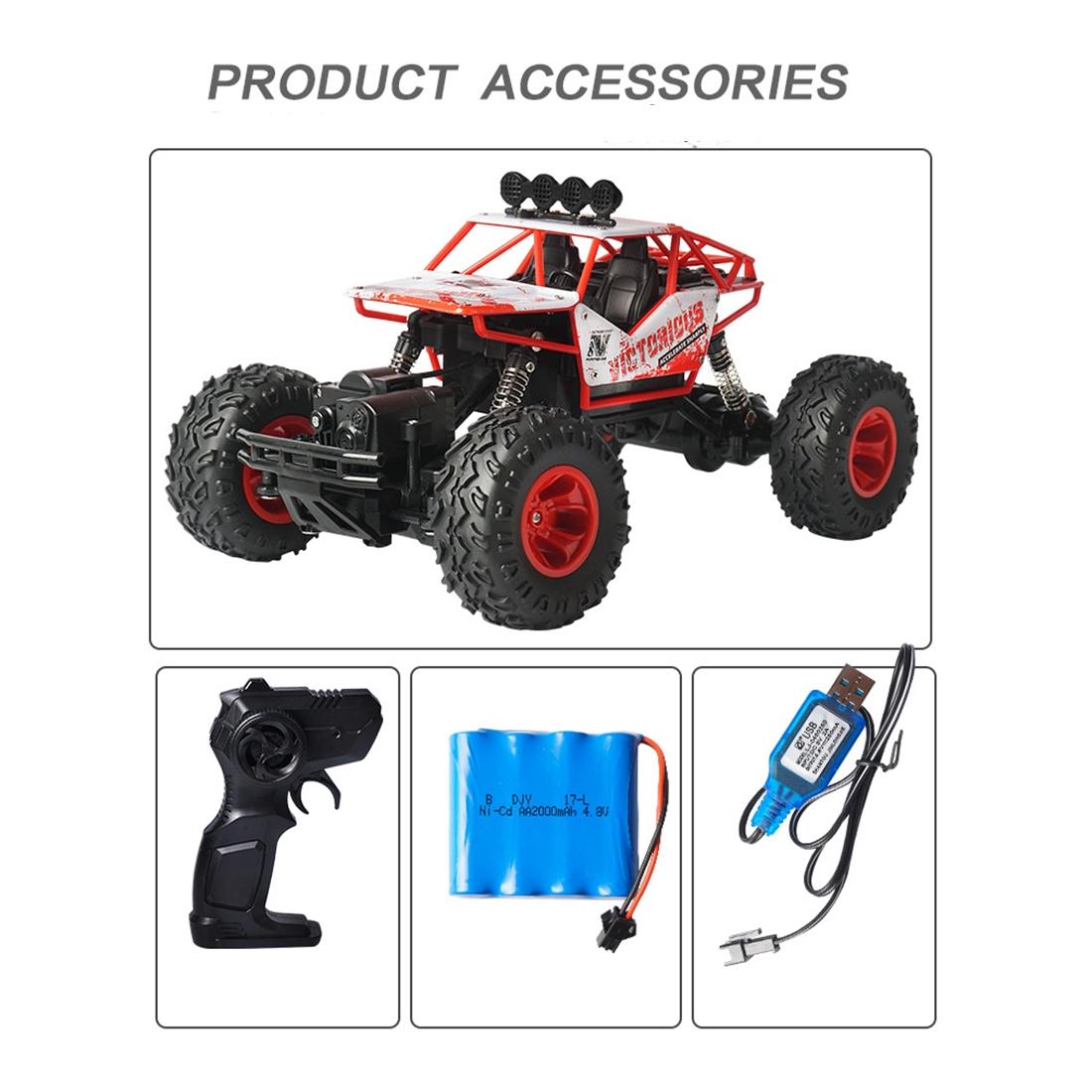 1:16 Scale 2.4GHz Wireless Remote Control Off-Road Drift RC Car Toy - Blue | High Speed Racing & Stunt Performance for Kids & Adults | Indoor & Outdoor Play