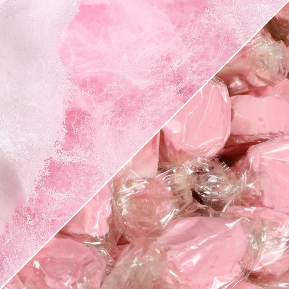 Sweet & Chewy Cotton Candy Taffy Bites - Bulk Pack for Parties, Gifts & Movie Nights | Soft & Fluffy Candy Treats for Kids & Adults
