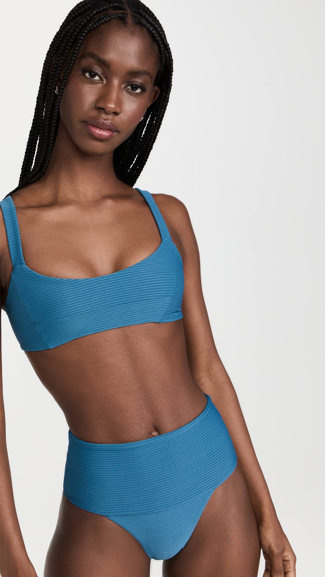 LSpace Women's Jess Bikini Top - Ocean Blue Medium | Sexy Swimwear for Beach & Pool | Perfect for Summer Vacations, Tropical Getaways & Water Sports