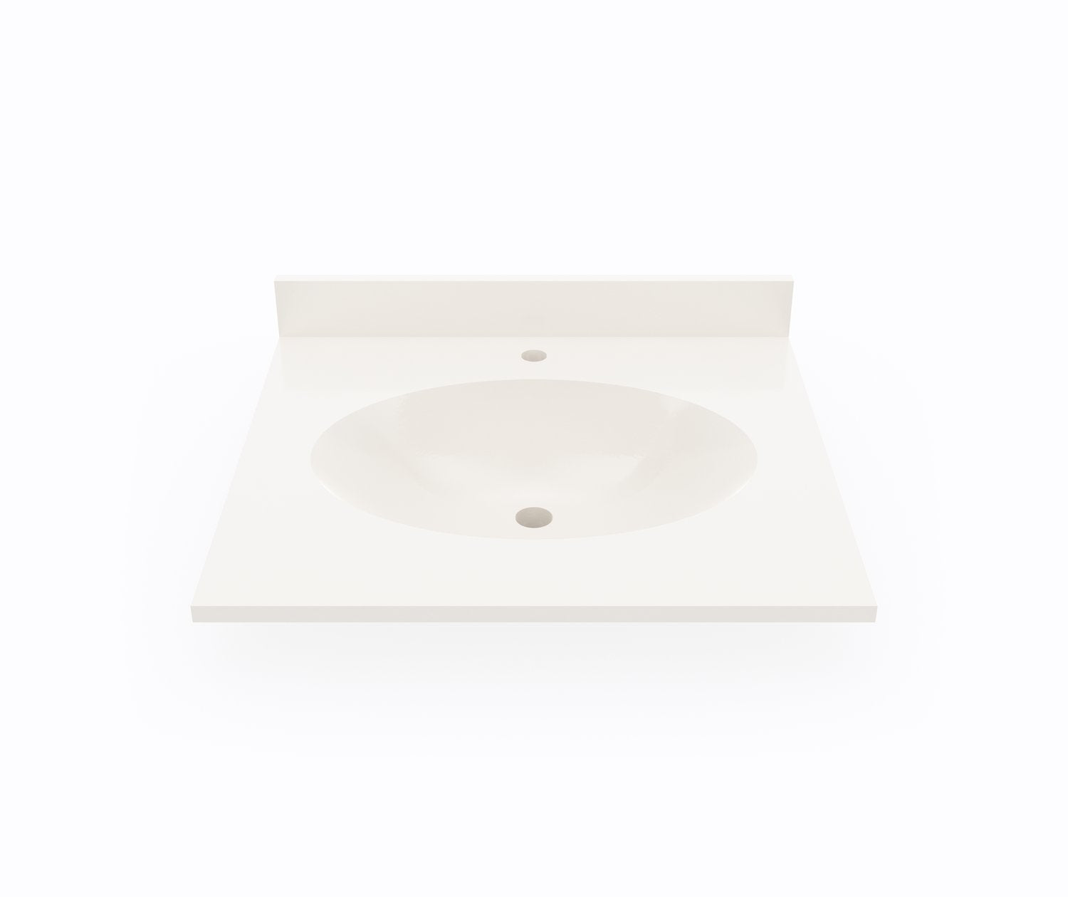CH1B2225 Chesapeake 22 x 25 Inch Single Bowl Bathroom Vanity Top - Perfect for Modern Home & Apartment Renovations