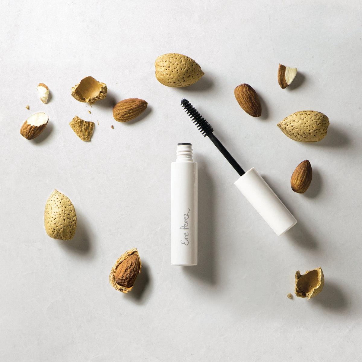 Natural Almond Mascara - Volumizing & Lengthening for Luscious Lashes | Hypoallergenic & Cruelty-Free | Perfect for Everyday Wear & Special Occasions