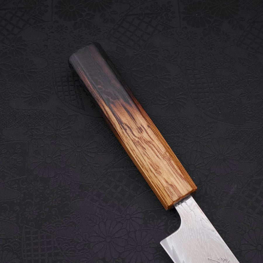 Premium Japanese Sujihiki Knife 240mm - AUS 10 Wave Damascus Steel with Urushi Handle - Perfect for Sushi, Sashimi & Meat Slicing - Professional Chef's Kitchen Essential