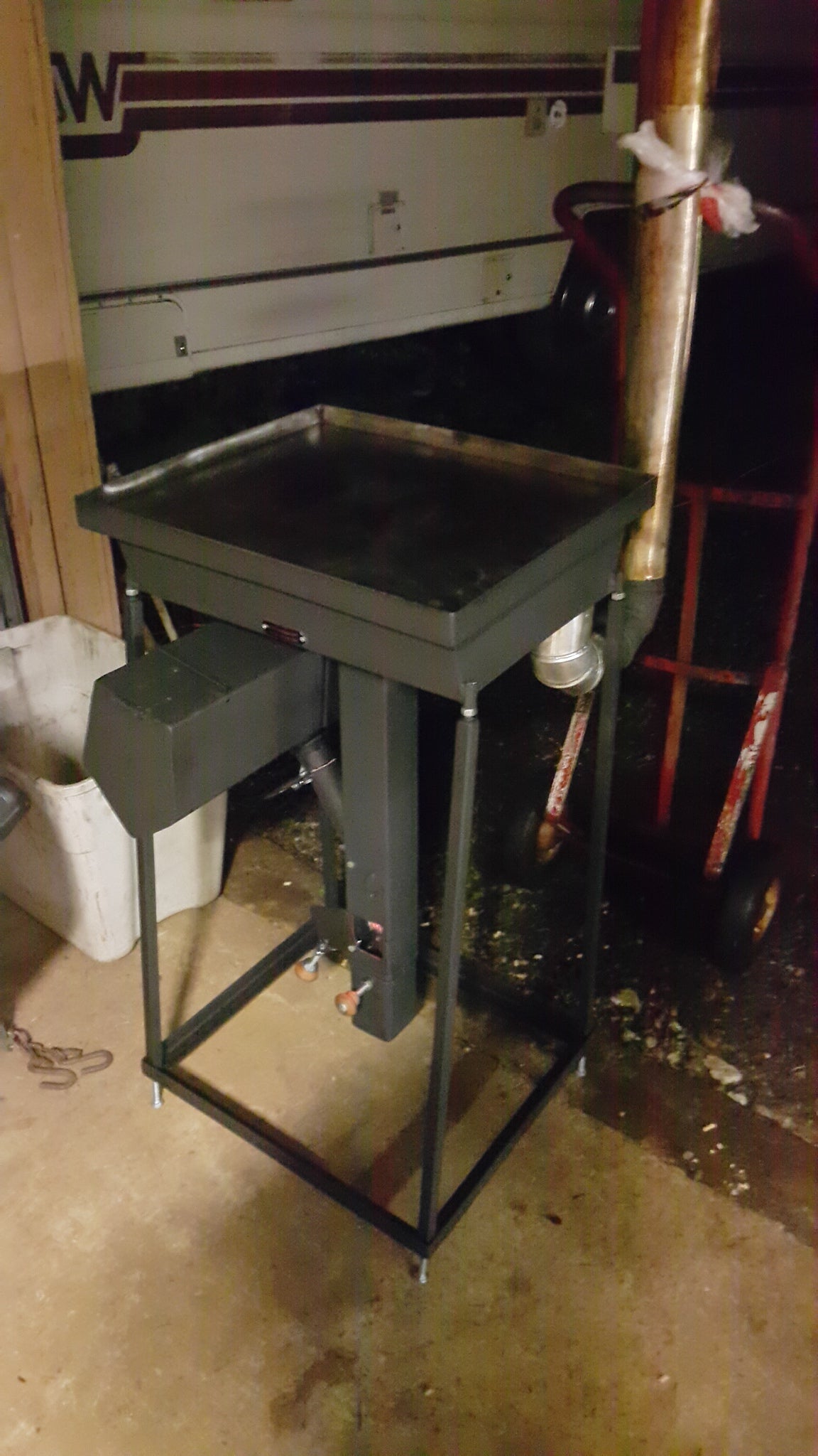 Portable Wood Pellet Rocket Stove with Stainless Steel Griddle - Outdoor Camping, Backpacking & Emergency Cooking Solution