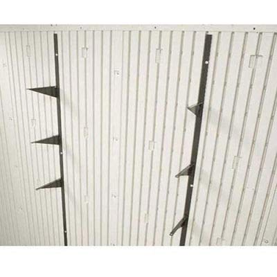 Durable Shelf Support Channels for Lifetime Sheds - Heavy Duty Metal Brackets for Garage Storage & Workshop Organization