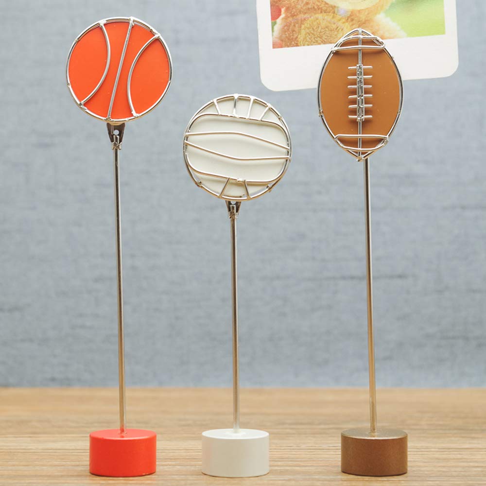 6-Piece Metal Memo & Photo Clip Set - Table Number Holder for Wedding, Office, or Home Organization - Perfect for Parties, Events, and Desk Decor