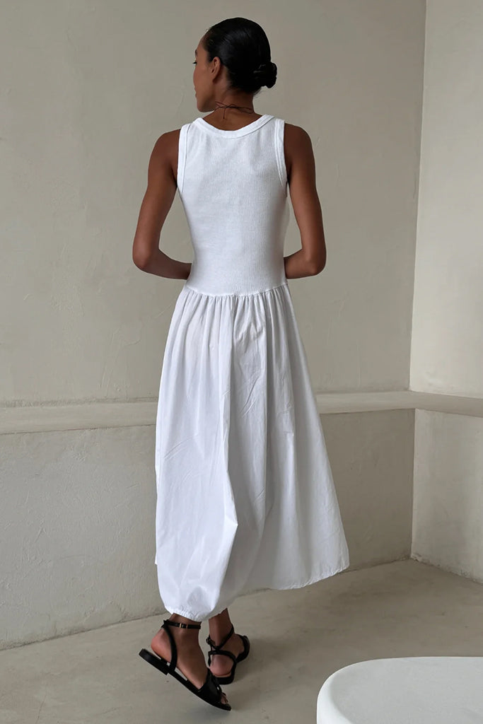 Charli Marnie Dress - Elegant White Summer Dress for Women | Perfect for Weddings, Parties & Casual Outings