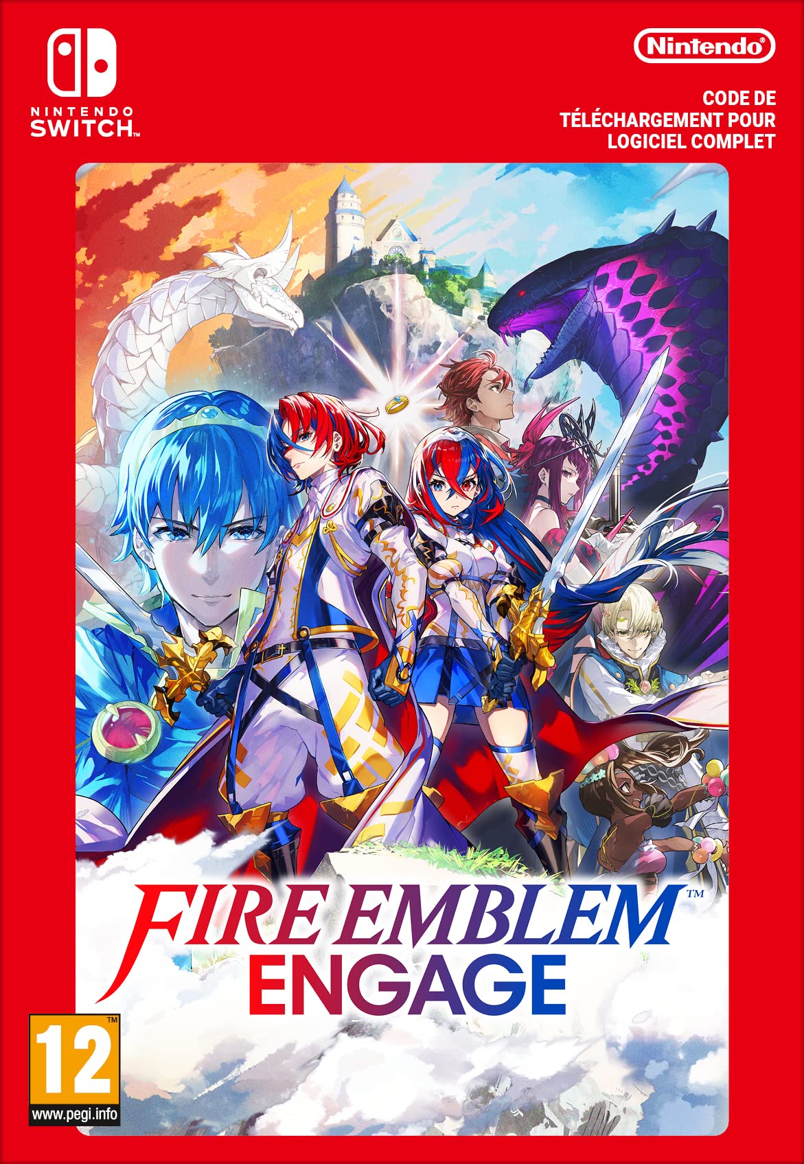 Fire Emblem Engage Standard Edition - Nintendo Switch Digital Download Code | Adventure RPG Game for Switch | Perfect for Anime Fans & Strategy Gamers