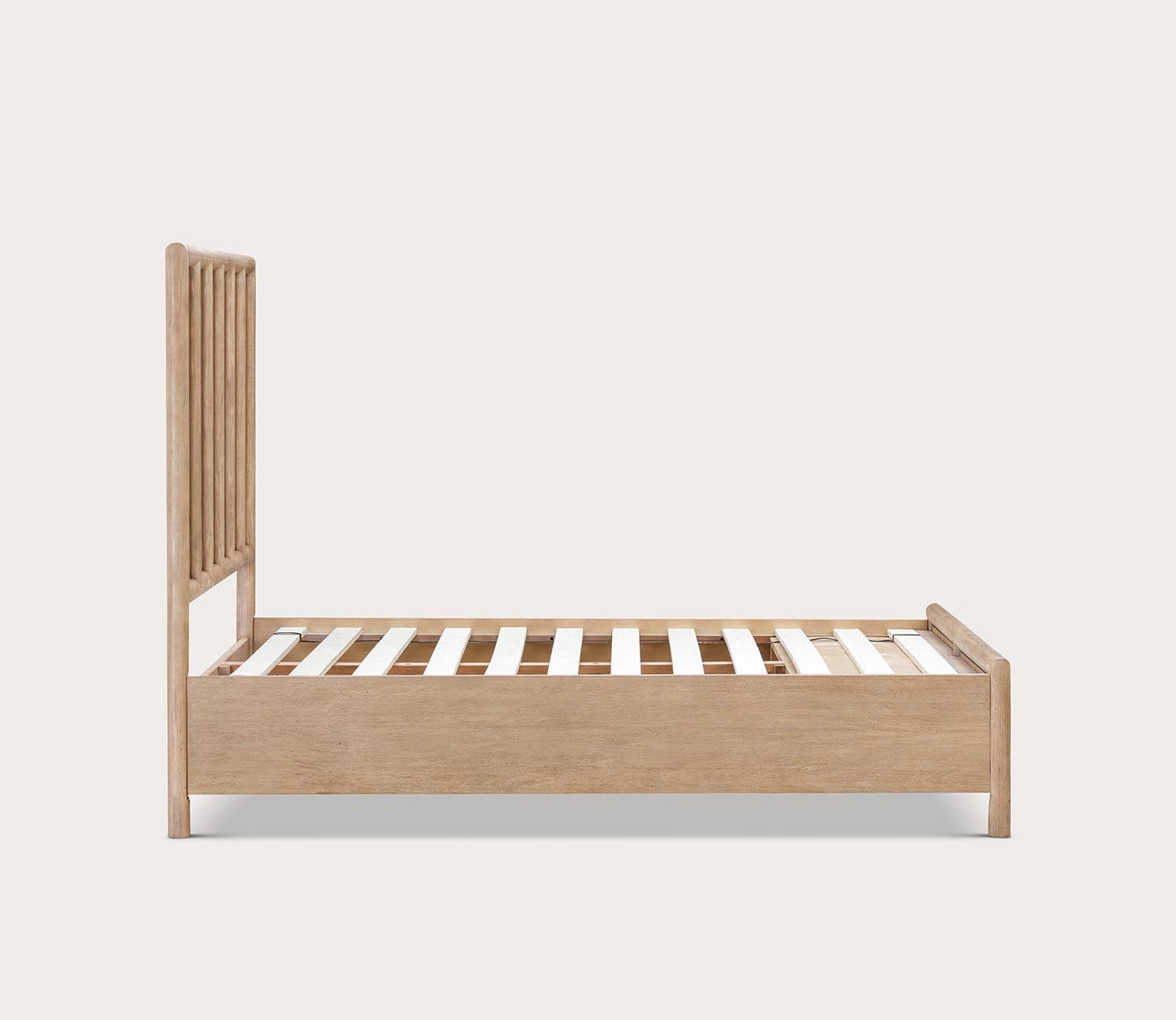 Dorsey Solid Wood Panel Bed Frame - Queen Size, Rustic Farmhouse Style Bedroom Furniture for Home Decor | Perfect for Master Bedroom, Guest Room & Airbnb