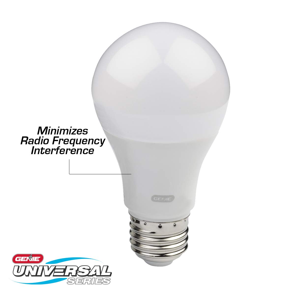 Genie GLEDB2-R Garage Door Opener LED Light Bulb - 4000K Cool White, RF Friendly - Perfect for Home Garage, Shed & Workshop Lighting
