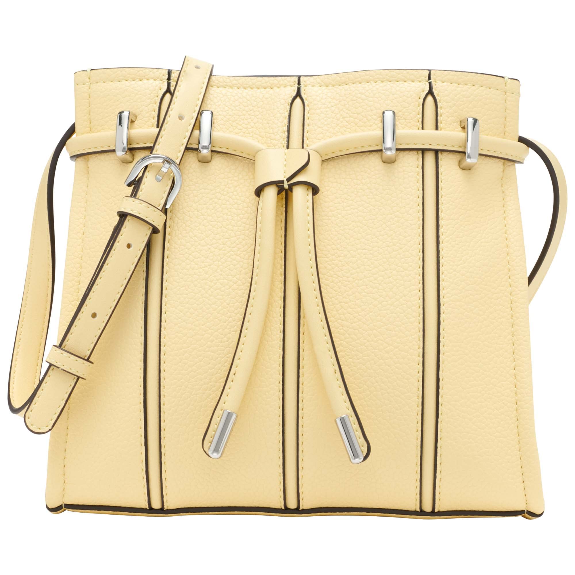 Calvin Klein Fatima Drawstring Bucket Crossbody Bag for Women - Stylish Shoulder Purse with Adjustable Strap, Perfect for Daily Use, Travel & Shopping