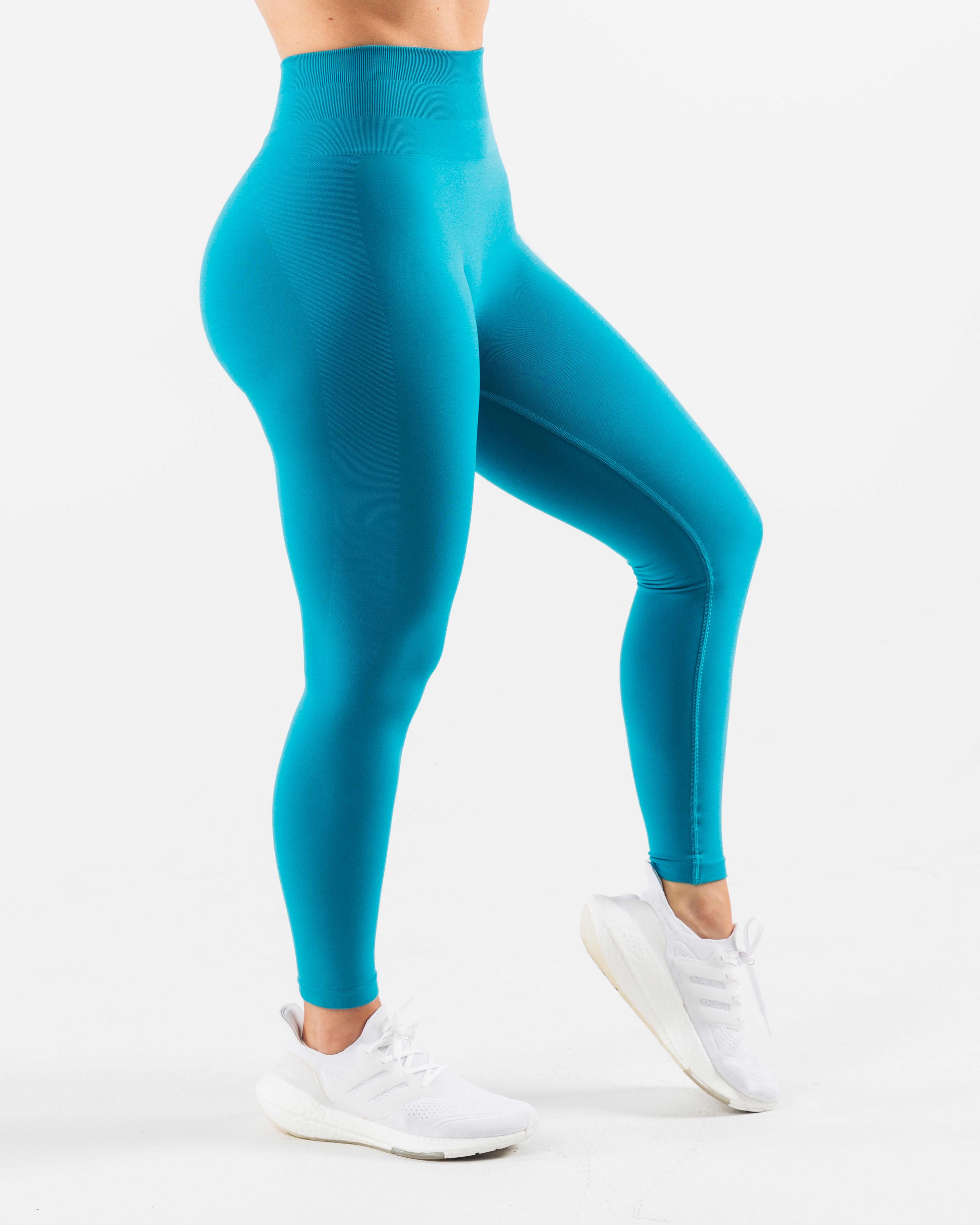 Amplify Gravity High Waist Leggings for Women - Neptune Blue - Tummy Control Workout Yoga Pants for Running, Gym & Lounge