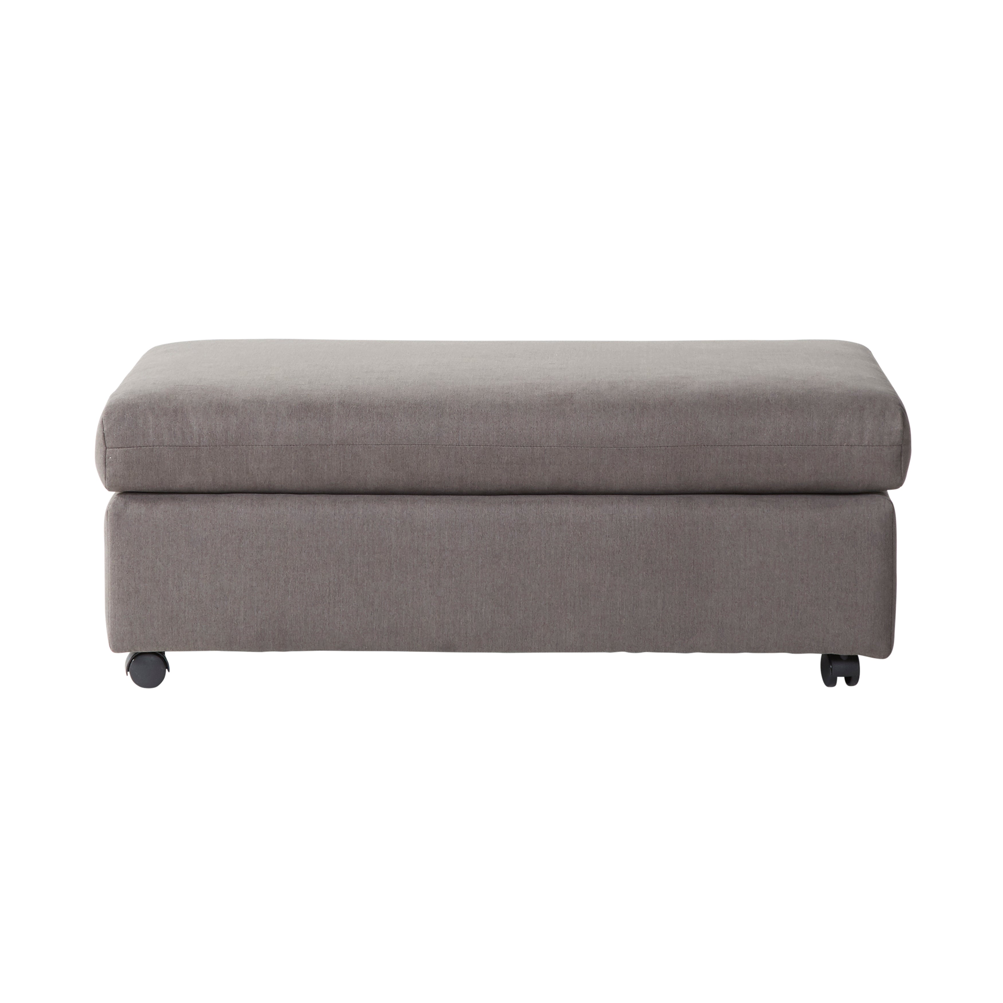 Roundhill Furniture Enda Pillow Back Fabric Sofa and Cuddler Chair Set - Carbon Gray Living Room Collection | Comfortable Sectional for Small Spaces, Family Gatherings & Cozy Movie Nights