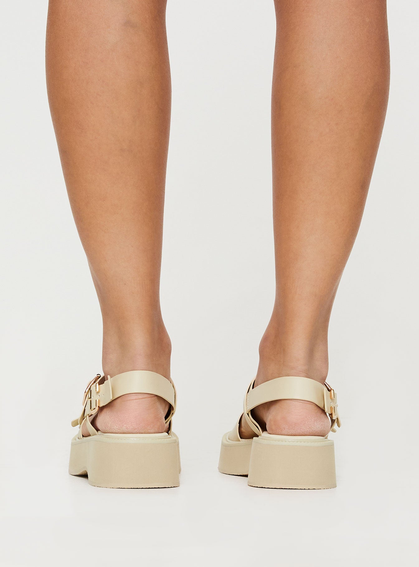 Aja Comfortable Women's Sandals in Cream - Perfect for Beach, Vacation, and Summer Outfits