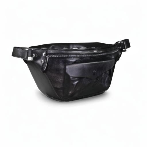 Genuine Leather Fanny Pack for Women & Men - Vintage Real Leather Sling Bag, Crossbody Waist Bag & Chest Purse - Perfect for Travel, Hiking & Everyday Use