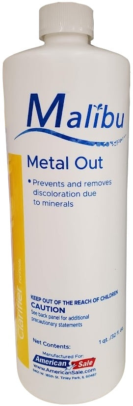 1 Quart Malibu Metal Outdoor Water Bottle - Durable Stainless Steel for Hiking, Camping & Sports - BPA Free, Leak Proof & Insulated