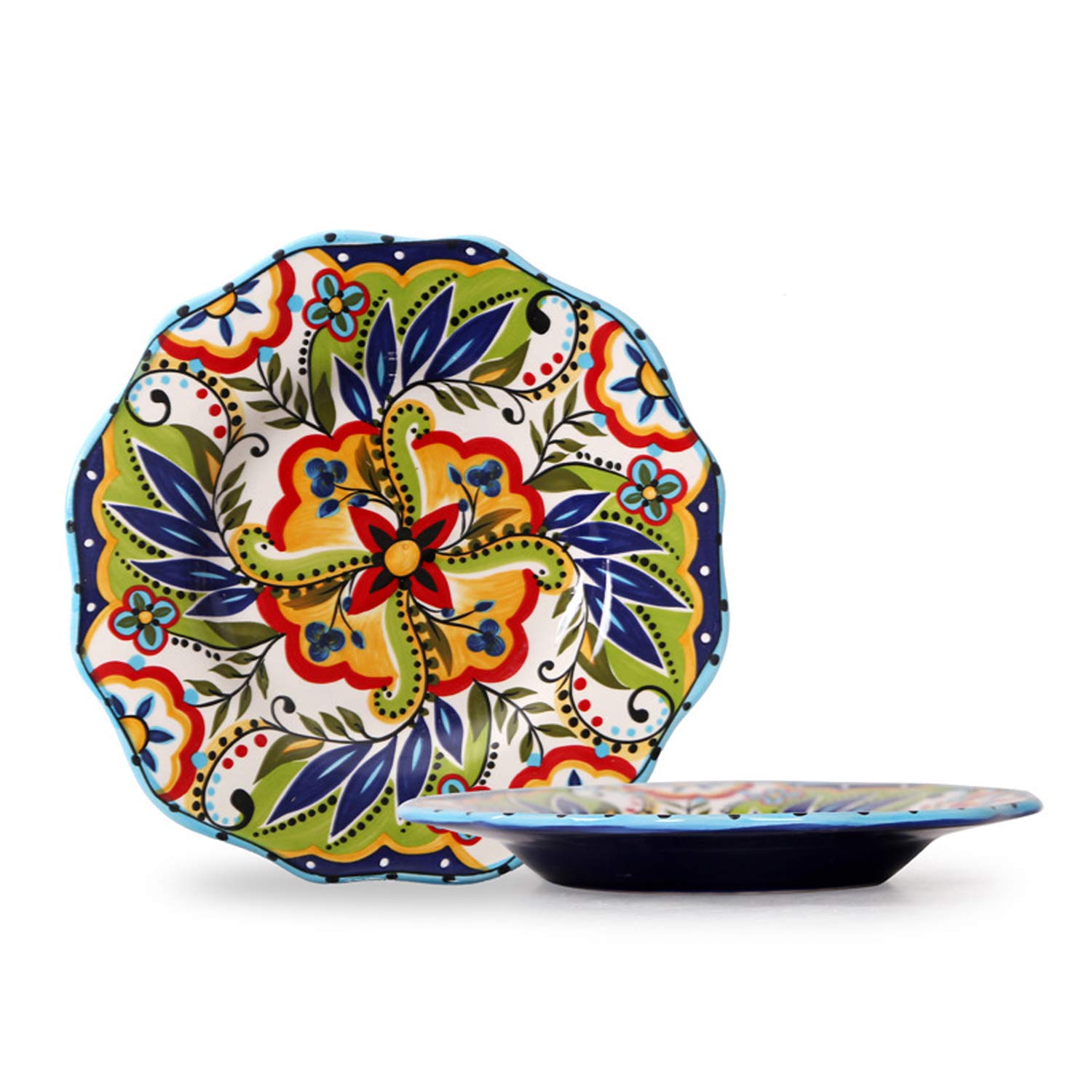Hand Painted Porcelain Dinnerware Set - 8.5