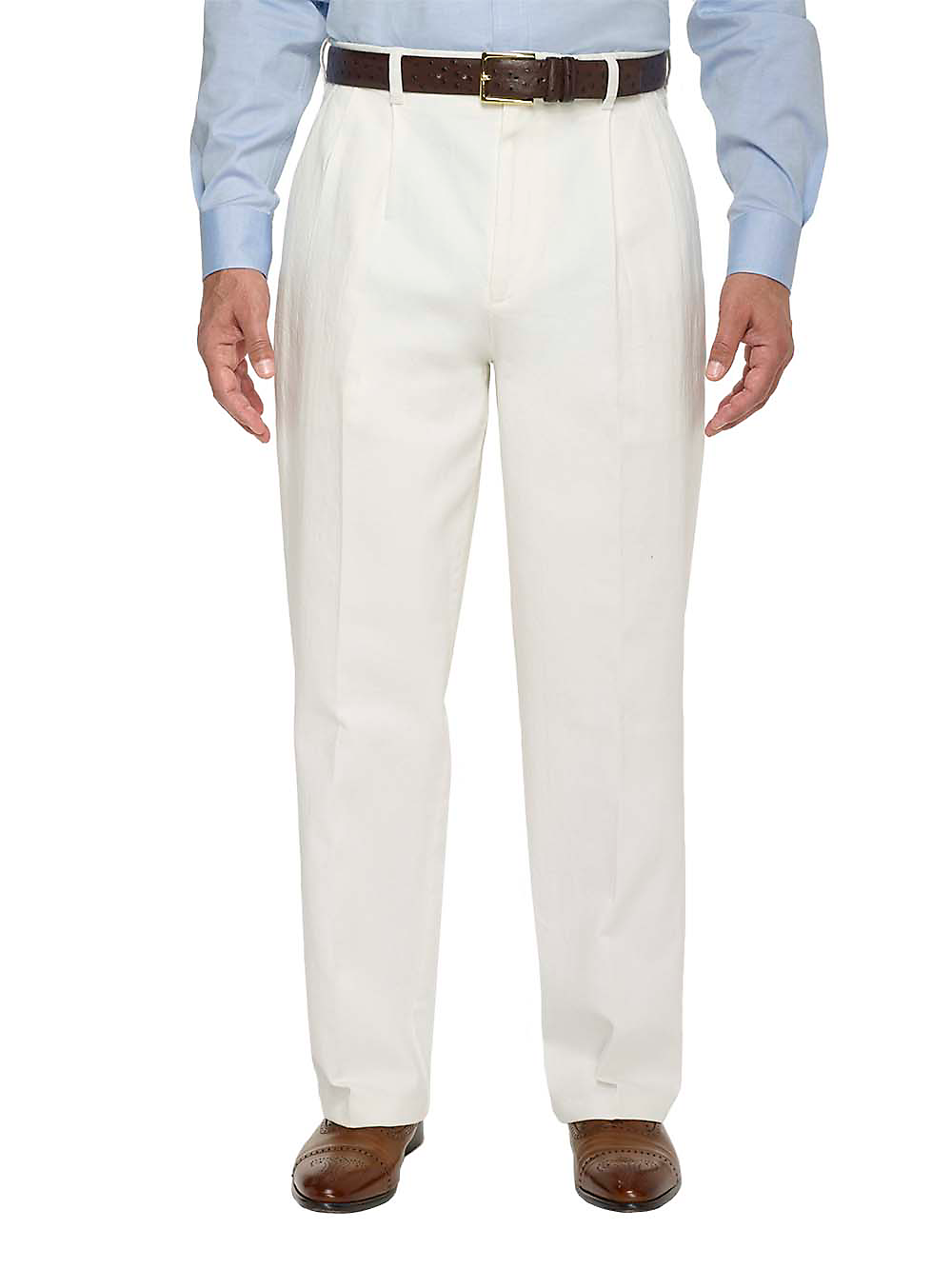 Stylish Pleated Denim Pants for Women - Trendy High Waist White Jeans | Casual Wear, Office Outfits & Everyday Fashion