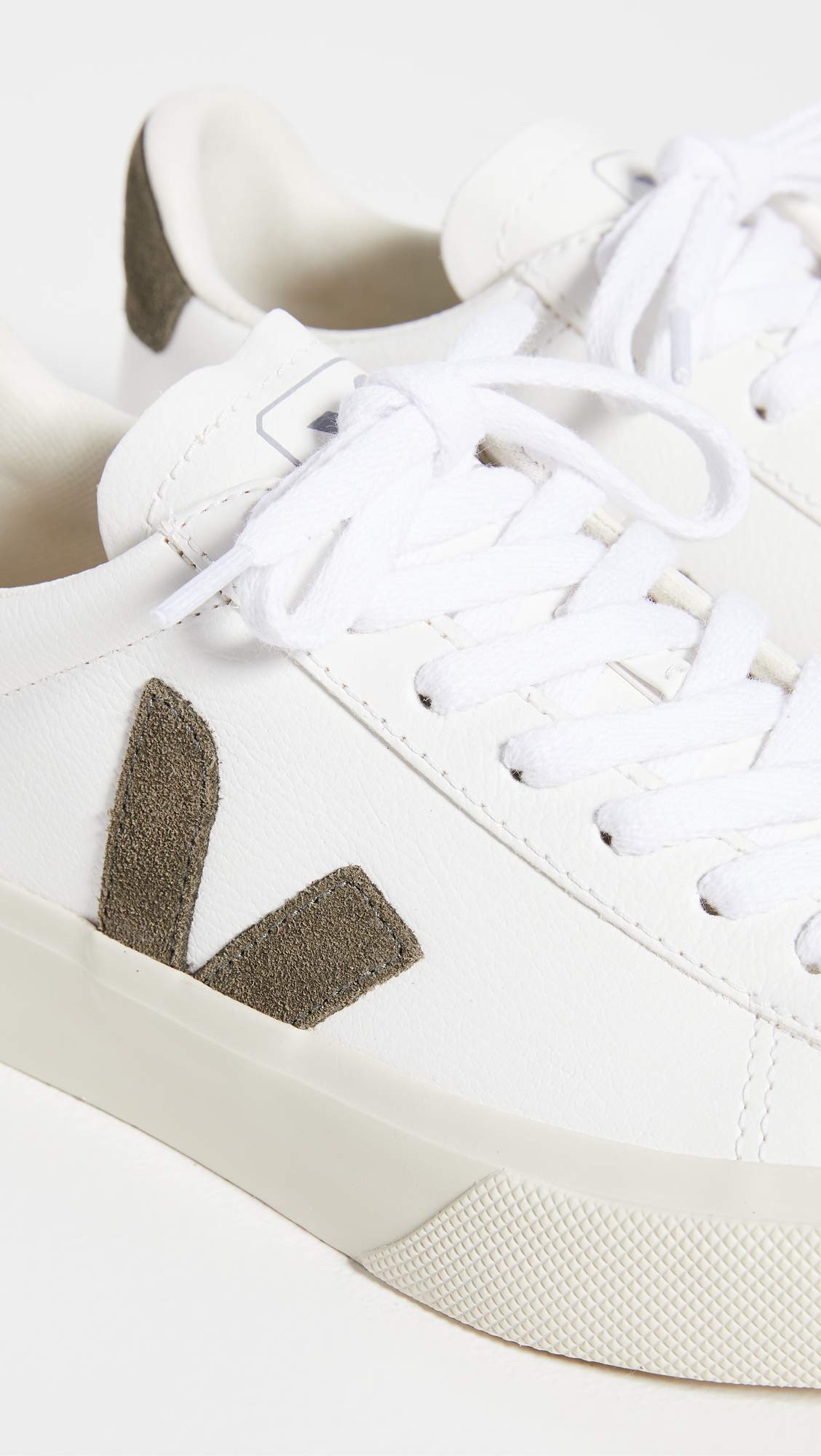 Veja Women's Campo Sneakers in Black & White | Eco-Friendly Vegan Leather Casual Shoes for Walking, Running & Everyday Wear