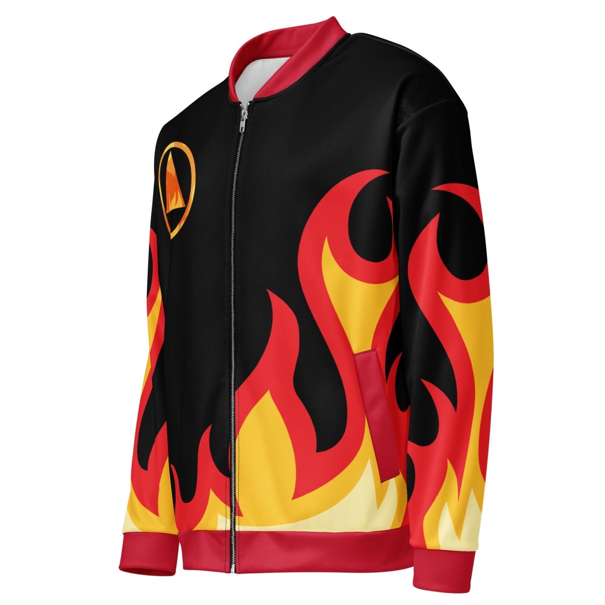 Flame of Sobriety Varsity Bomber Jacket - Stylish Letterman Jacket for Men & Women - Perfect for Casual Wear, Street Fashion & College Events