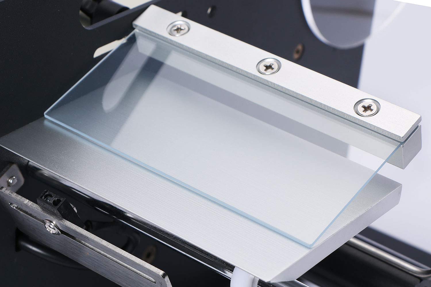 U.S. Solid Automatic Label Dispenser Machine - 120mm Width Industrial Label Applicator for Printed, Clear & Opaque Labels - Desktop Labeling Solution for Warehouses, Retail & Shipping Departments