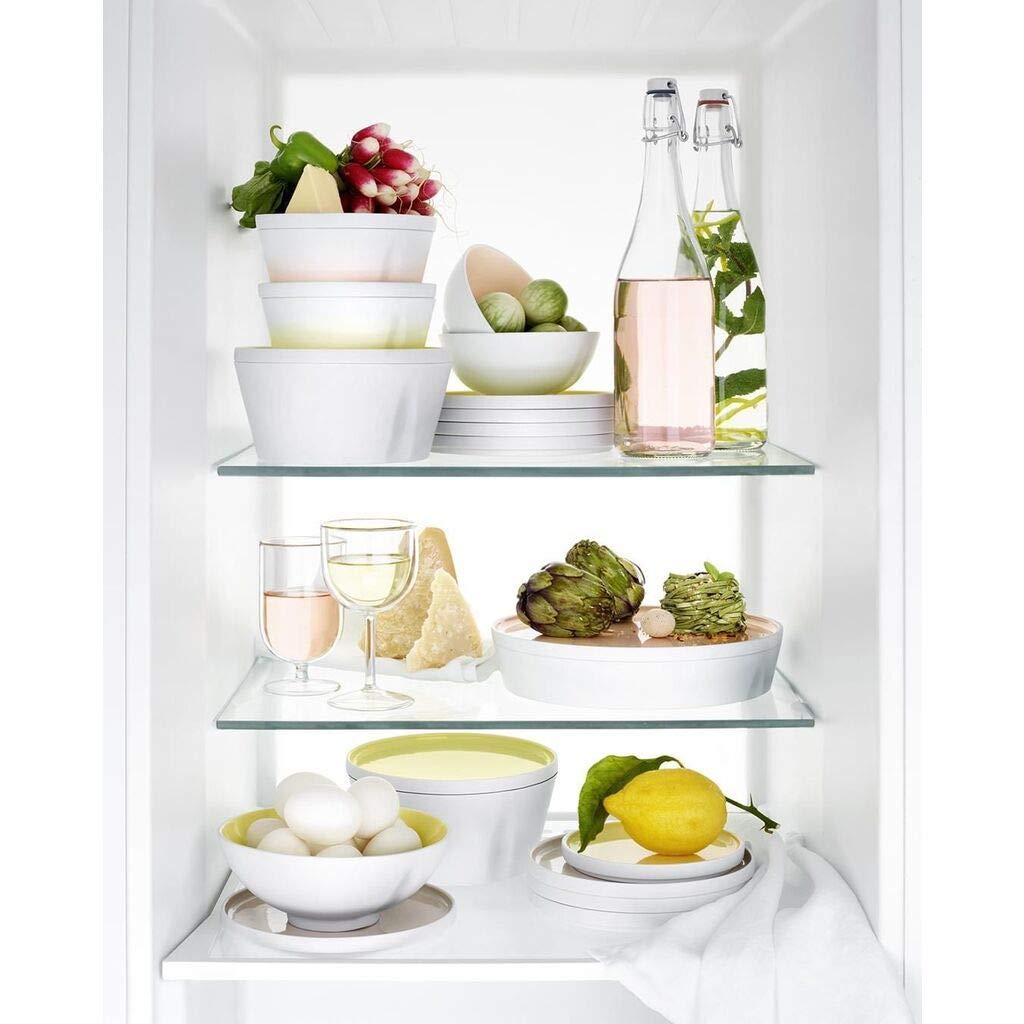 Premium French Porcelain Dinner Plates - L'Econome by Starck 4-Piece Set in Classic White | Elegant Tableware for Fine Dining, Wedding Registry & Upscale Entertaining