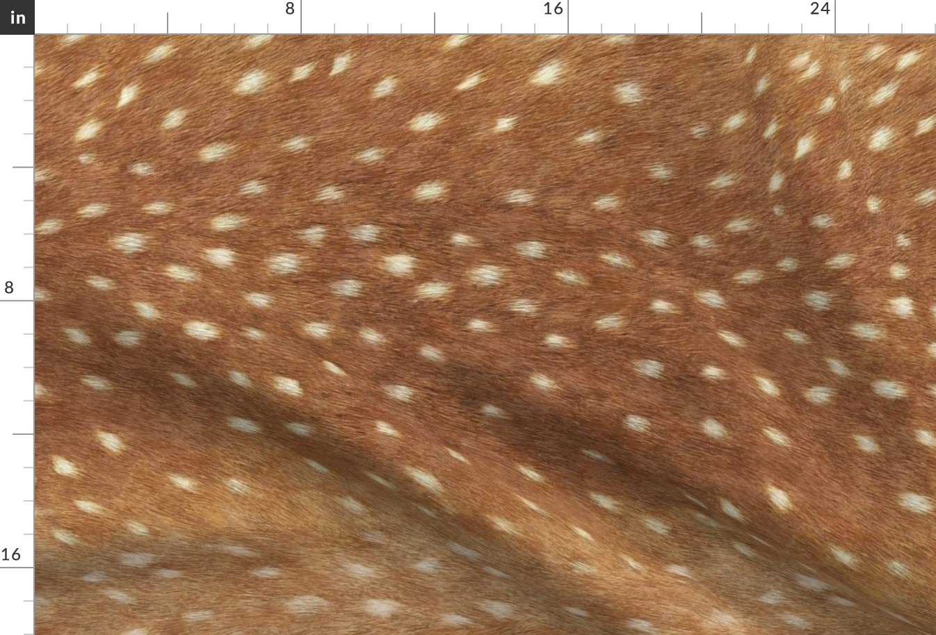 Soft Deer Hide Spring Fawn Railroad Skin Animal Willow Printed Chiffon Fabric by The Yard - Premium Spoonflower Fabric for Sewing, Fashion Apparel, Dresses & Home Decor - Perfect for DIY Projects, Quilting and Nursery Decor
