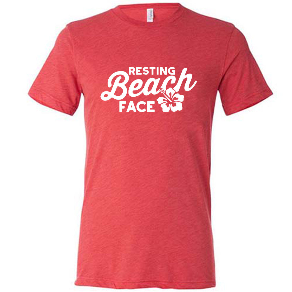 Resting Beach Face T-Shirt - Unisex Casual Comfort Fit for Men & Women - Perfect for Beach Vacations, Summer Outings, and Relaxing Weekends