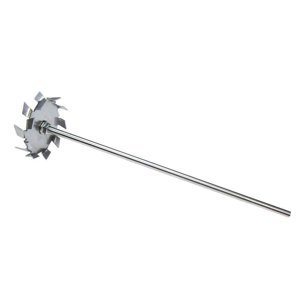 Stainless Steel Dispersing Impeller Blade - 8x250x60mm Paddle Mixer for Liquid Blending | Ideal for Industrial Mixing, Chemical Processing & Paint Stirring