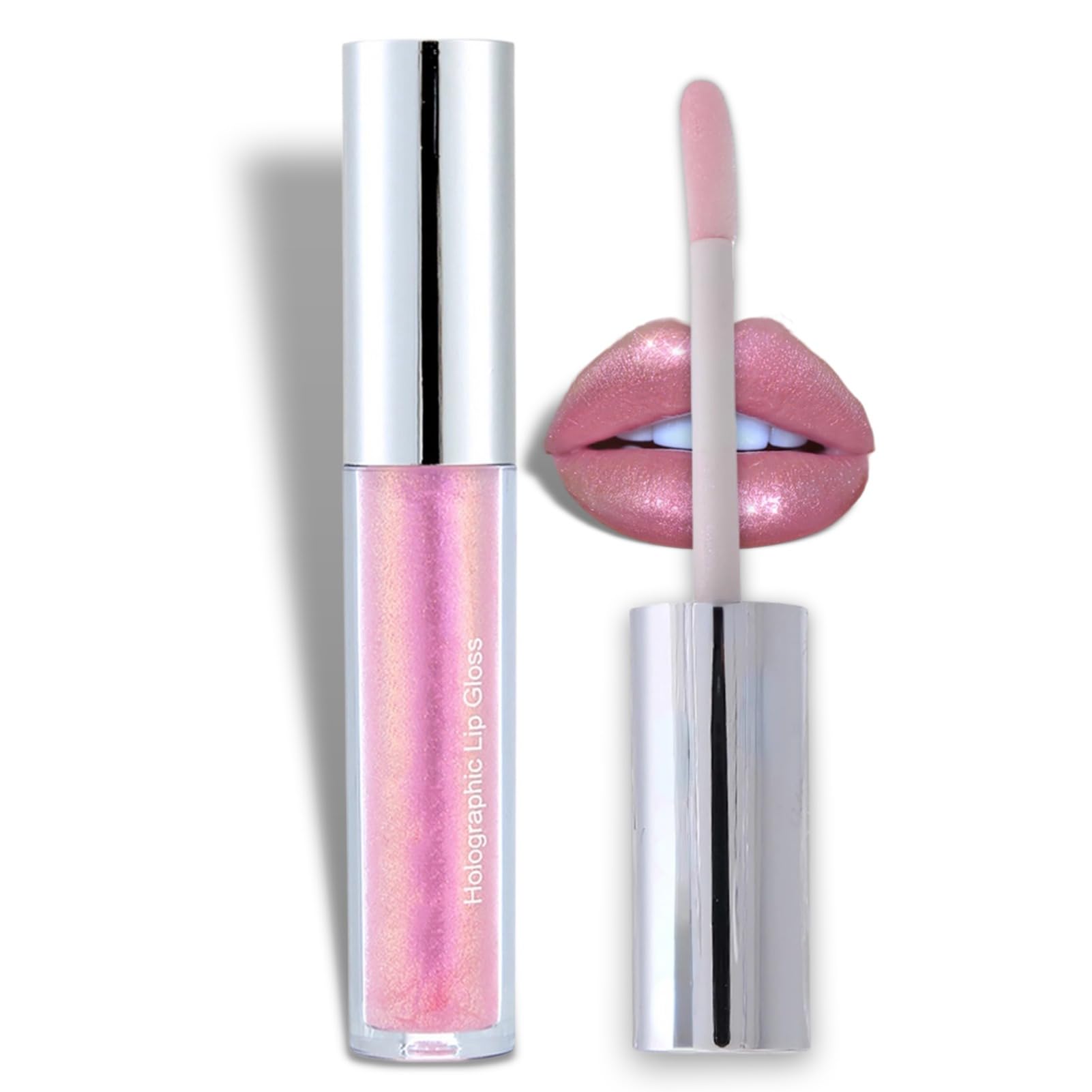 Waterproof Moisturizing Lip Gloss Set - Shiny Glossy Lipstick with Holder for Women & Girls (4 Colors) - Perfect for Daily Wear, Parties & Makeup Gifts