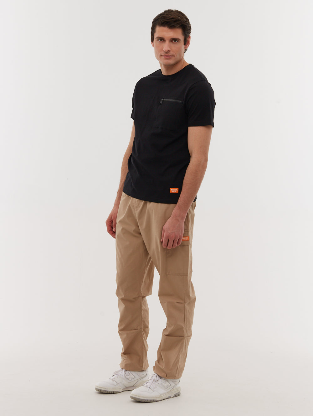 Lewin Stretch Cargo Pants for Men - Comfortable Elastic Waist Tactical Work Pants | Outdoor Hiking, Travel & Casual Wear