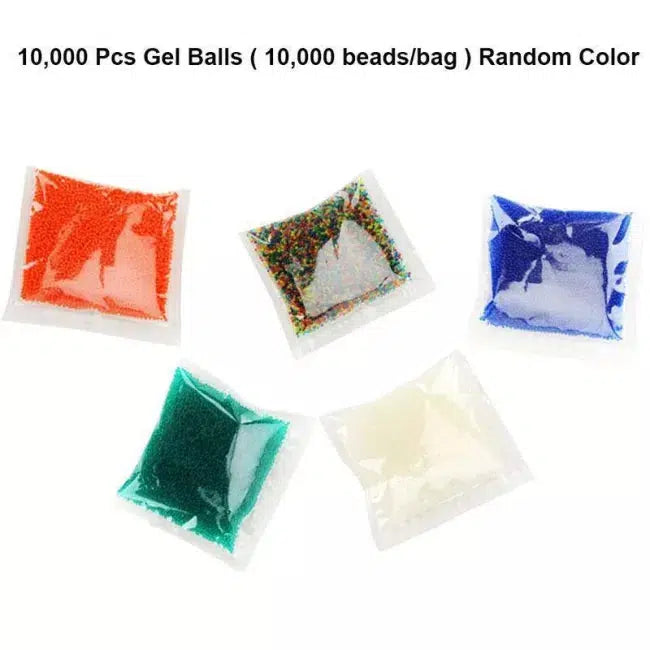 10,000PCS 7-8mm/9-11mm/11-13mm Water Gel Balls for Gel Blaster, Airsoft, Splatter Ball Guns - Perfect for Outdoor Shooting Games, Tactical Training & Team Battles