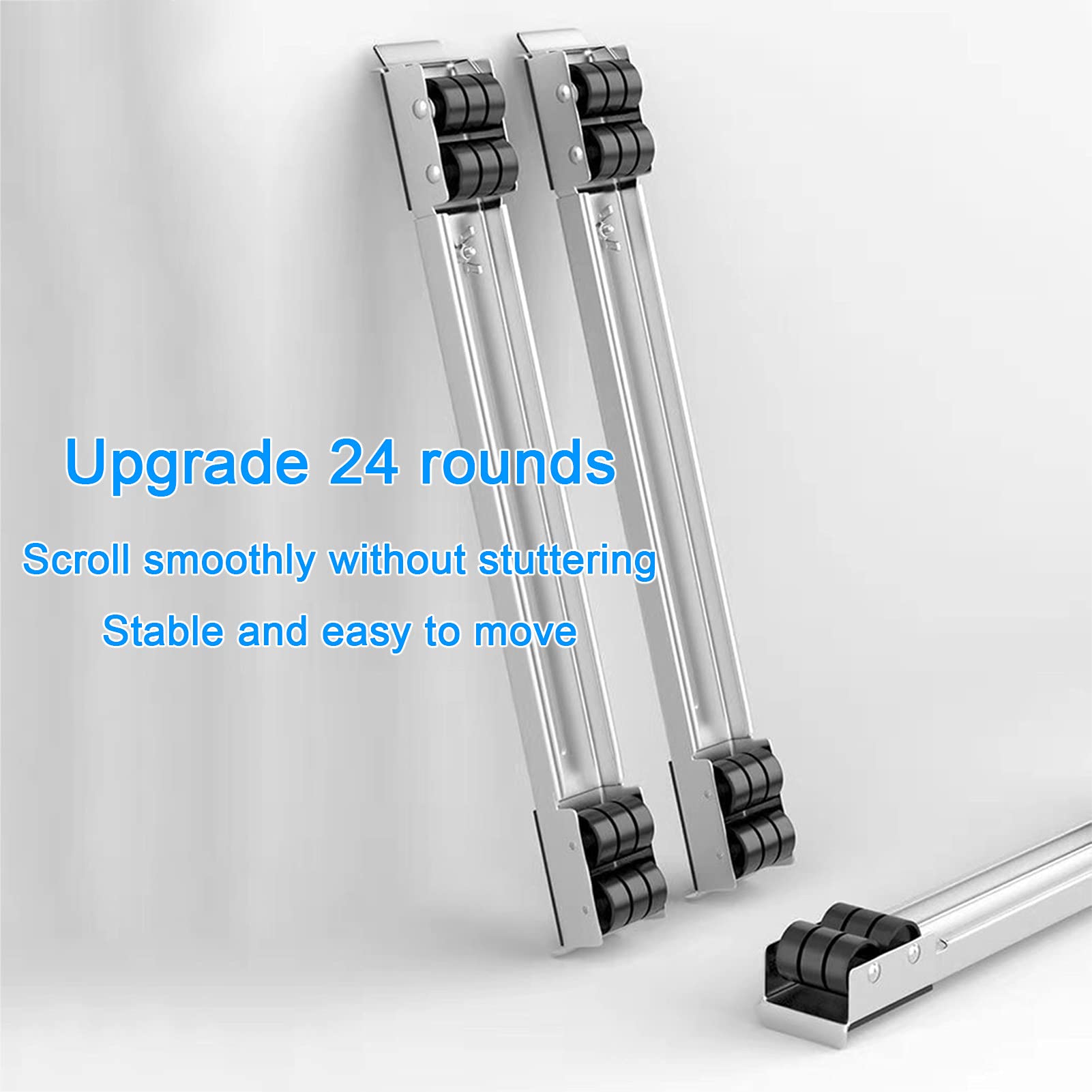 Portable Adjustable Washing Machine Stand with 24 Non-Slip Wheels & Lock - Multifunctional Base for Washer, Refrigerator & Furniture - Perfect for Apartments, Laundry Rooms & Small Spaces