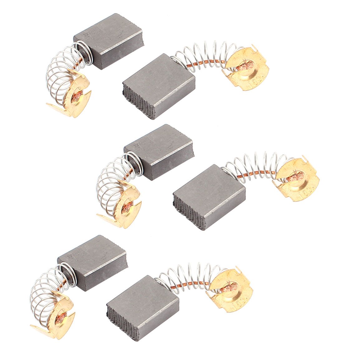 uxcell 6 Pcs Replacement Carbon Brushes for Electric Motors 17mm x 13mm x 6mm - Compatible with Power Tools, Appliances & Industrial Equipment