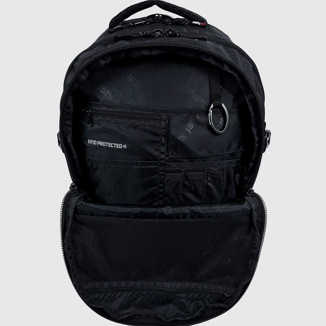 Black Wolf Destination 35 Backpack - Lightweight Hiking Backpack for Men & Women, Water-Resistant Travel Daypack for Outdoor Adventures, Camping, and Daily Commute