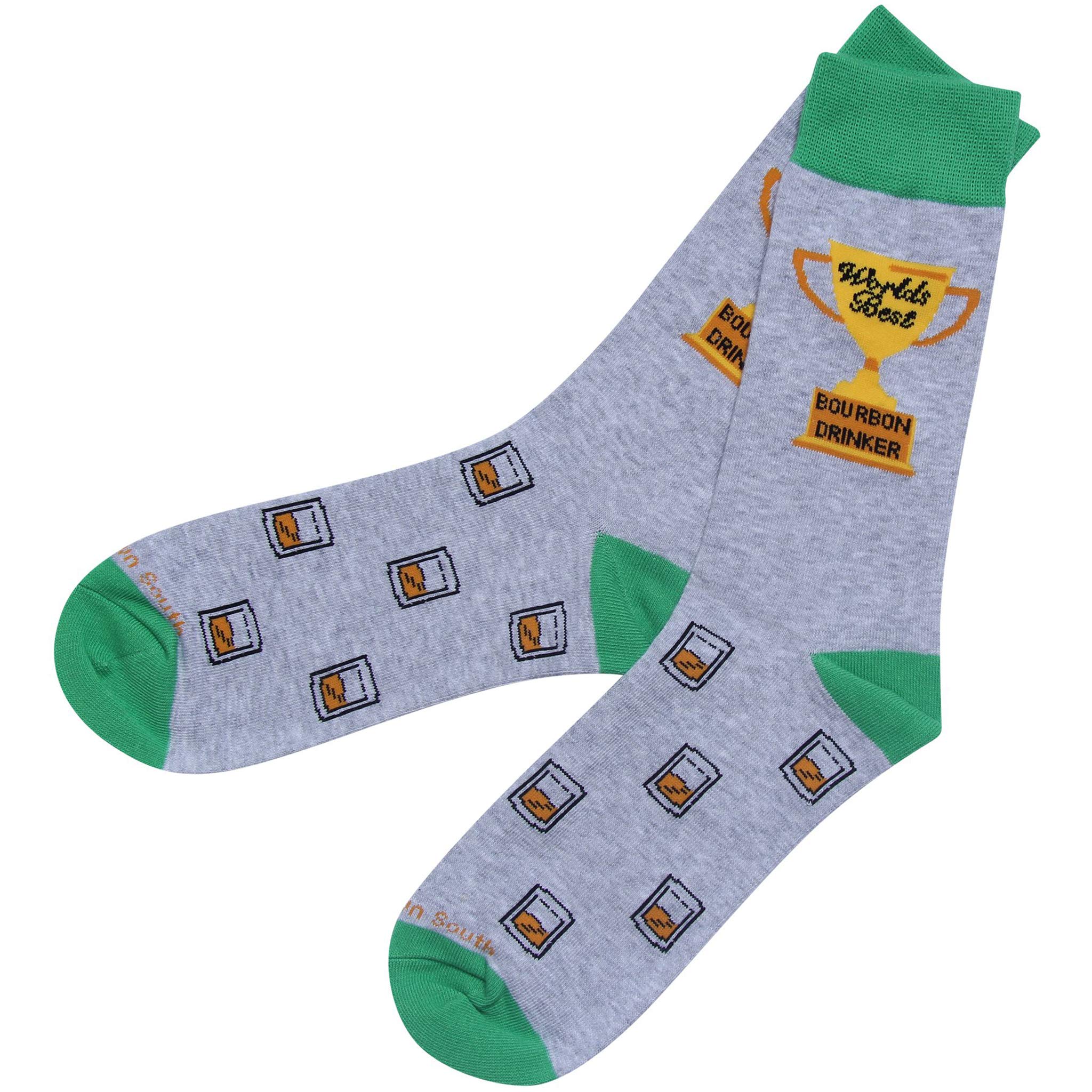 Premium Whiskey Lover Socks for Men & Women - Comfortable Bourbon Drinking Socks - Perfect for Gifts, Parties & Cozy Nights by the Fireplace