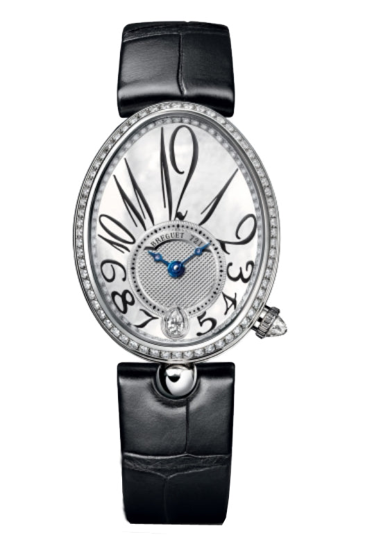 Breguet Reine De Naples 8918 18K White Gold Diamond Ladies Watch - Luxury Women's Timepiece for Elegant Occasions & Formal Events