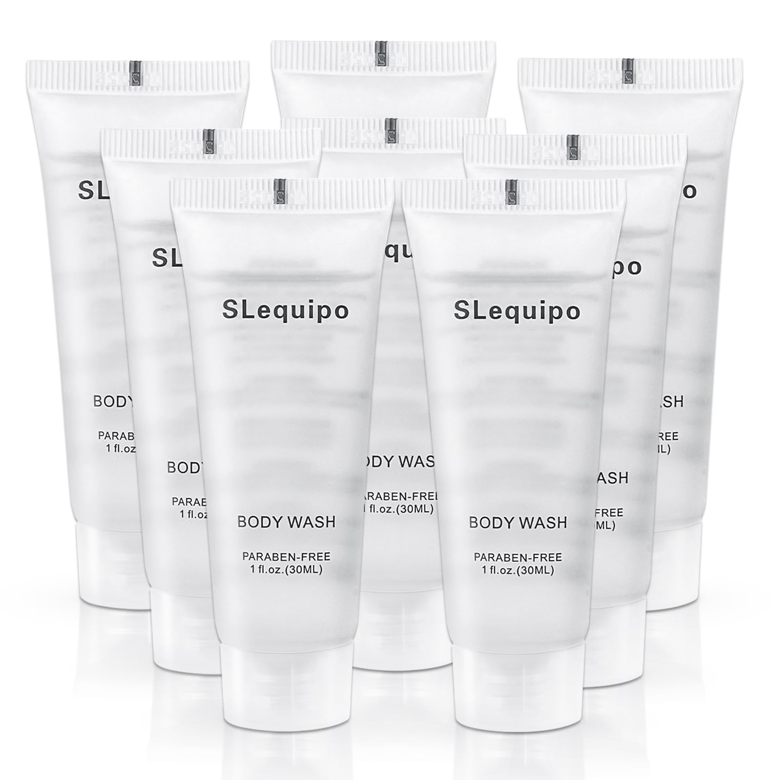 50-Pack Travel Size Body Wash (1 fl oz) | Refreshing Mini Hotel Toiletries in Bulk | Perfect for Hotels, Gyms, Travel & Guest Amenities