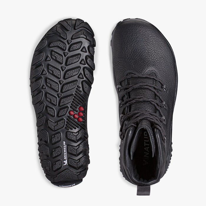 Vivobarefoot Men's Tracker Forest ESC Waterproof Hiking Boots - Lightweight Barefoot Shoes for Outdoor Adventures, Trail Running & Camping