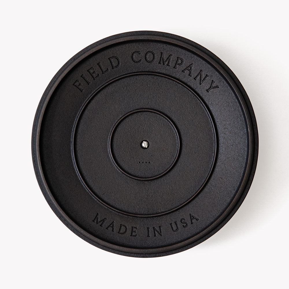 Premium No.8 Cast Iron Skillet Lid - Heavy Duty Cover for 10.25 Inch Frying Pans - Perfect for Stovetop Cooking, Oven Use & Camping Trips
