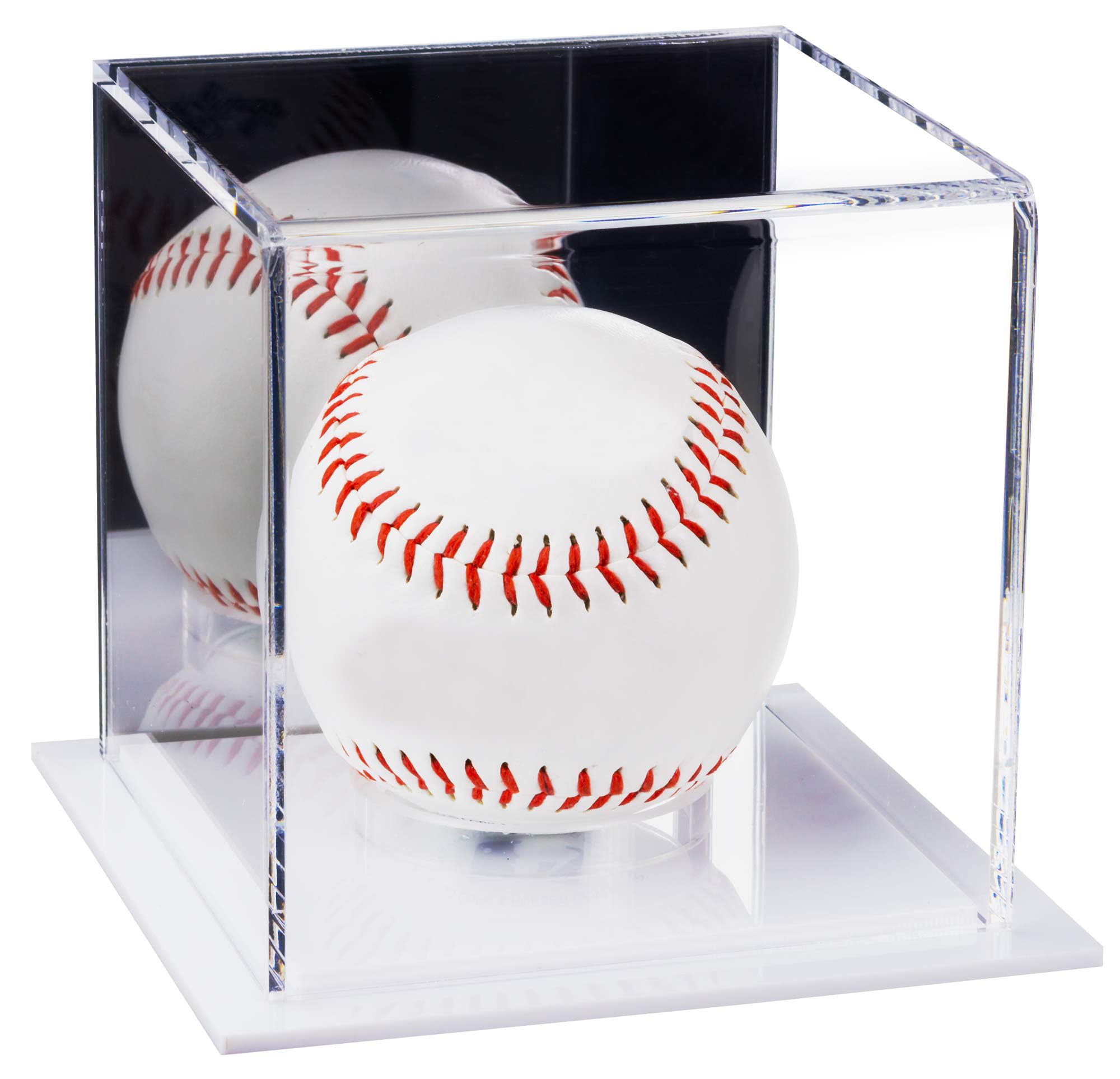 Clear Acrylic Baseball or Tennis Ball Display Case - Premium UV Protection for Collectibles & Memorabilia - Perfect for Sports Fans, Home Decor, and Trophy Showcase