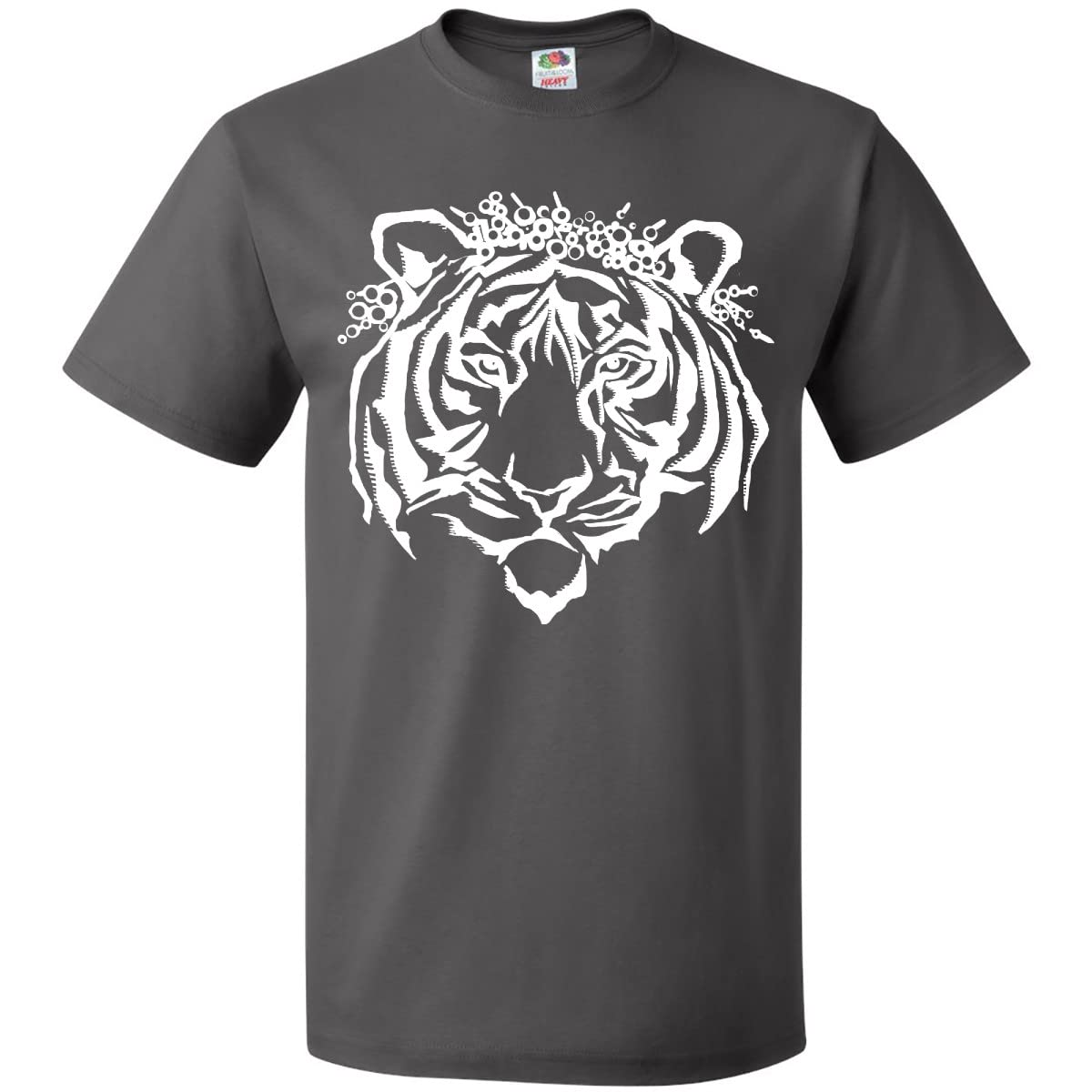 Inktastic Tiger Queen Flower Crown T-Shirt - Casual Wear & Gifts