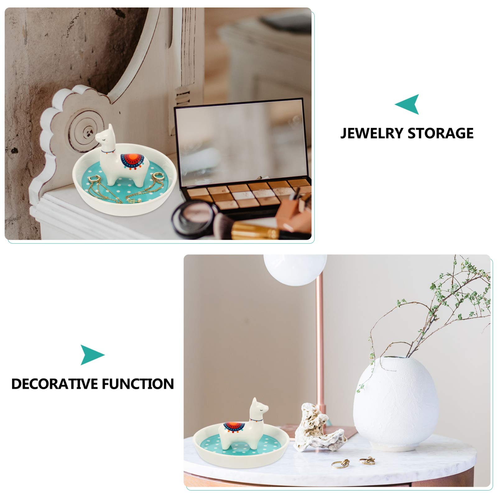 ARTIBETTER Ceramic Jewelry Storage Box - Elegant Jewelry Organizer for Rings, Necklaces & Earrings | Perfect for Travel, Home & Gift Giving