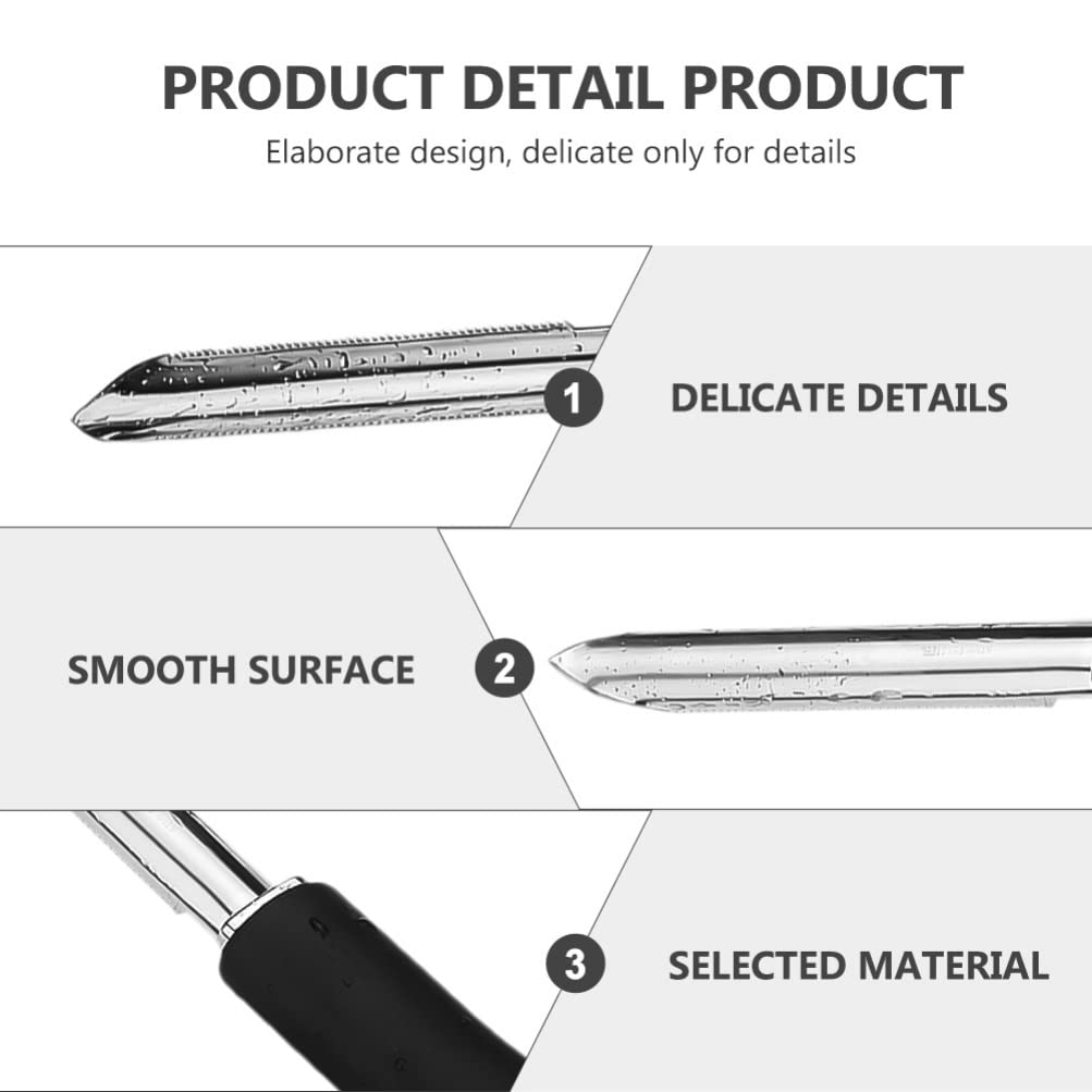 HEMOTON Stainless Steel Jalapeno Corer & Fruit Pit Remover - Professional Grill Tools for Peppers, Watermelon Slicer & Core Removing Kitchen Gadget - Perfect for BBQ, Picnics & Home Cooking