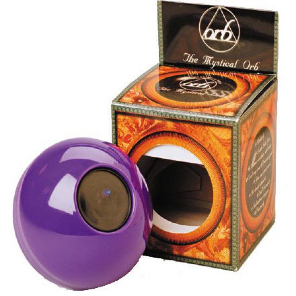 Magical Mystical Orb - Glow in The Dark Crystal Ball for Kids & Adults - Perfect for Meditation, Home Decor, and Fantasy Themed Parties