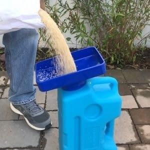 AquaBrick 3 Gallon Emergency Water Storage Containers with Ventless Spigot - 100% Leak Proof, Stackable & Portable for Long Term Water and Food Storage (20 lbs Capacity) - Perfect for Camping, Emergency Preparedness, and Outdoor Adventures (6-Pack with Spigot Included)