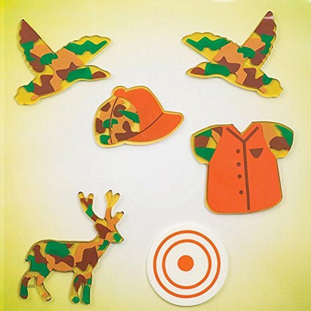 GelGems Kids Window Clings - Duck & Buck Themed Gel Stickers for Windows, Mirrors & Glass (Large Bag) | Fun Classroom Decorations, Birthday Party Favors & Children's Activity
