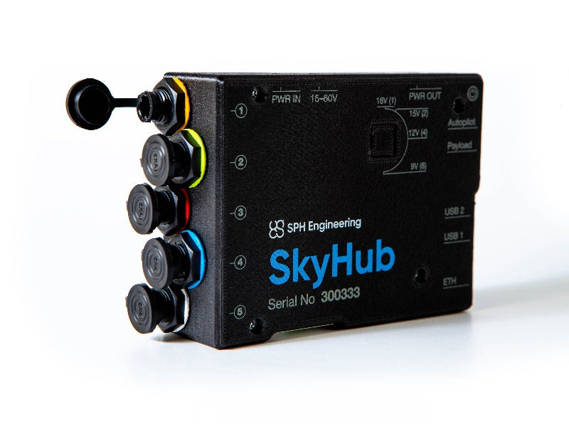 SkyHub On-Board Computer Hardware - Advanced Vehicle Telematics & Fleet Management System for Trucks, Cars & Commercial Vehicles | Real-Time GPS Tracking, Diagnostics & Fuel Monitoring