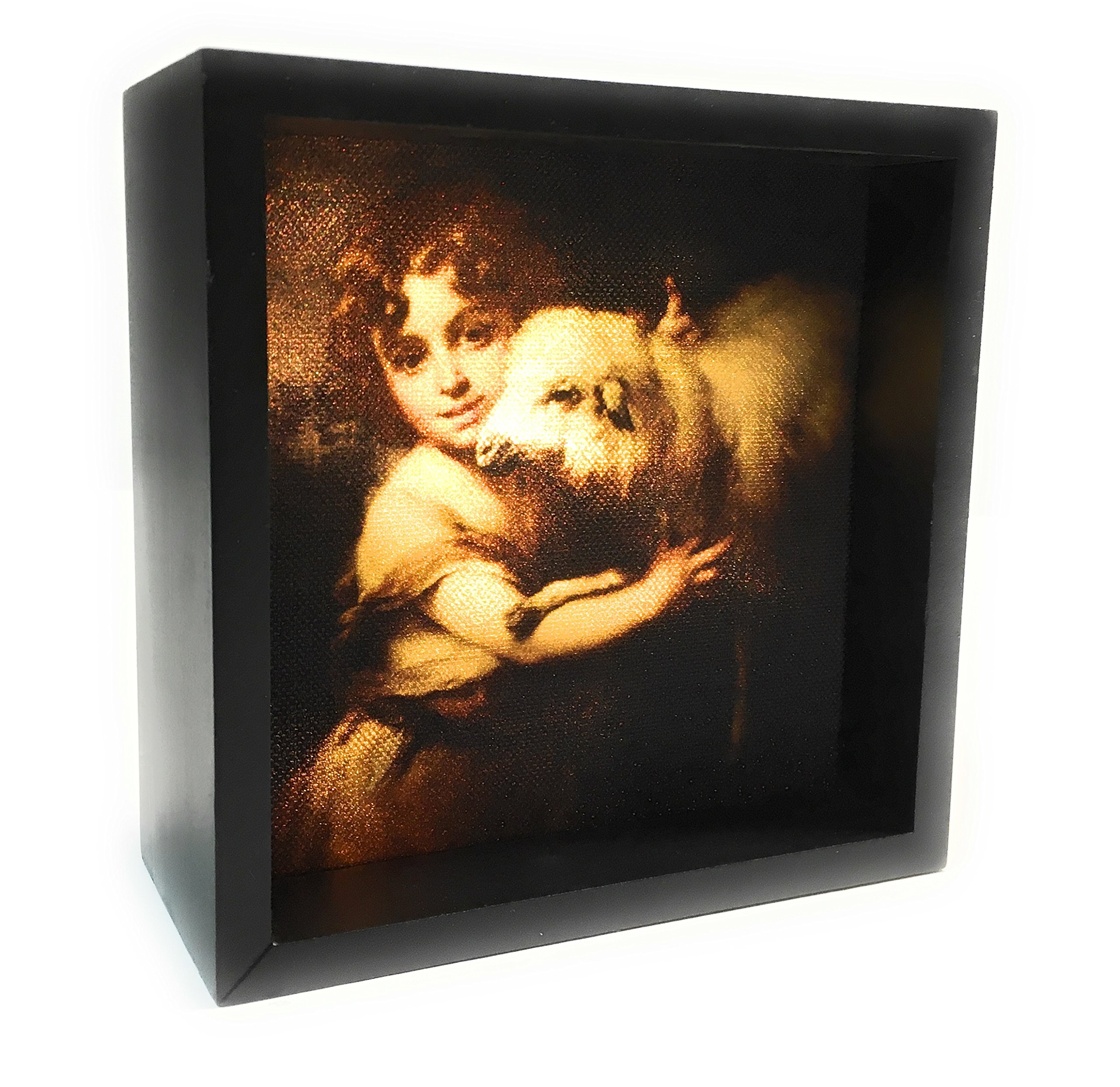 Night Light Box John Baptist Murillo LED Lights - Perfect for Home Decor, Bedroom Ambiance, and Gift Giving