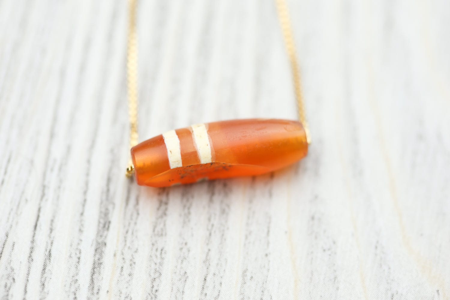 Ancient Auspicious Carnelian Bead Bracelet - Natural Gemstone Jewelry for Wealth & Protection - Perfect for Meditation, Yoga & Spiritual Healing